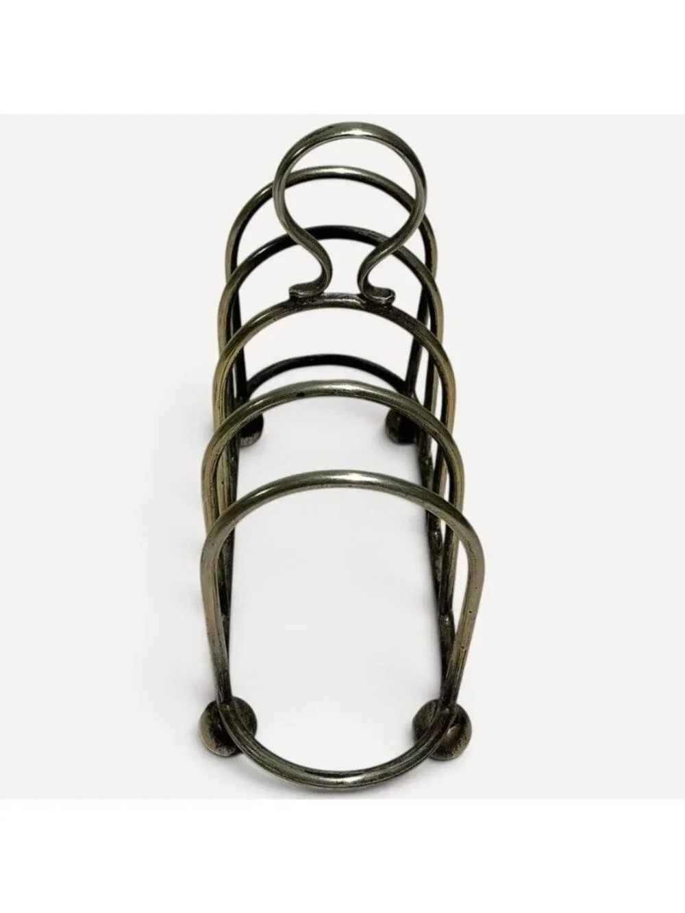 Vintage Mid-Century Silver-Plated Toast Rack